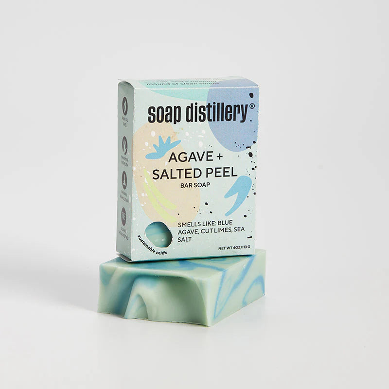 AGAVE + SALTED PEEL BAR SOAP Skincare Soap Distillery 