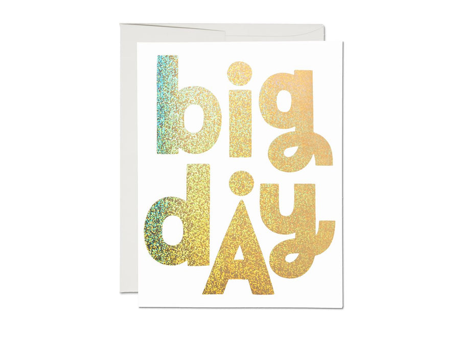 Big Day Congrats Card Greeting & Note Cards Red Cap Cards 