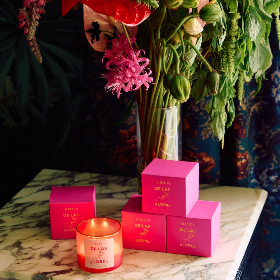 DE LAS FLORES Candle Candles ROEN 