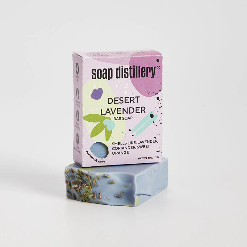 DESERT LAVENDER BAR SOAP Skincare Soap Distillery 