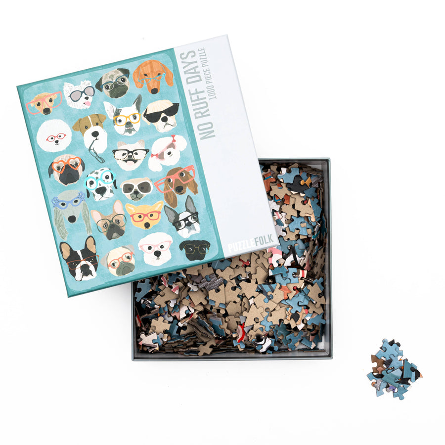 No Ruff Days Dogs 1000 piece puzzle Puzzlefolk 