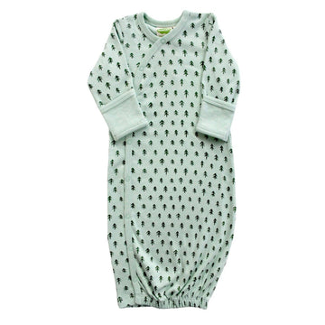 Organic Baby Gown Mini Chill Parade Organics Emerald Trees 0-3 m 