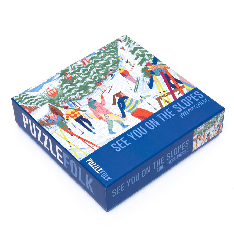 See You On the Slopes Adult Puzzle Puzzlefolk 