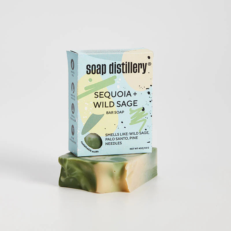 SEQUOIA + WILD SAGE BAR SOAP Skincare Soap Distillery 